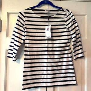 NWT Batela Striped Women's Top